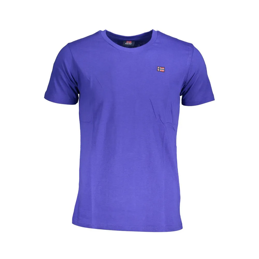 Norway 1963 Men's Blue Cotton T-Shirt
