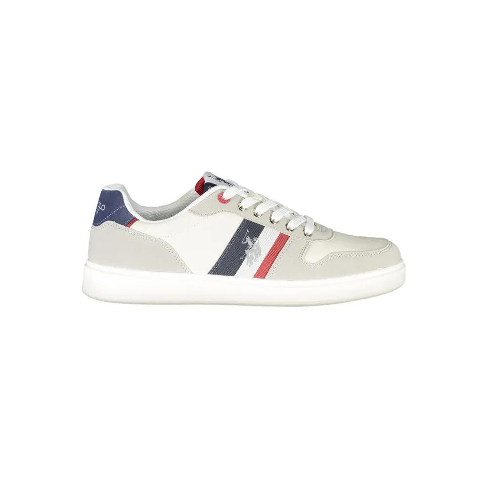 U.S. POLO ASSN. Men's Sleek Lace-Up Sneakers with Contrast Detailing