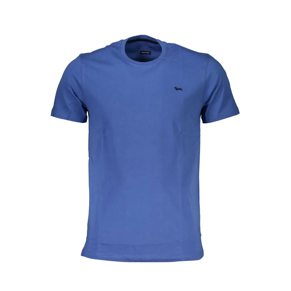 Harmont & Blaine Men's Blue Cotton T-Shirt