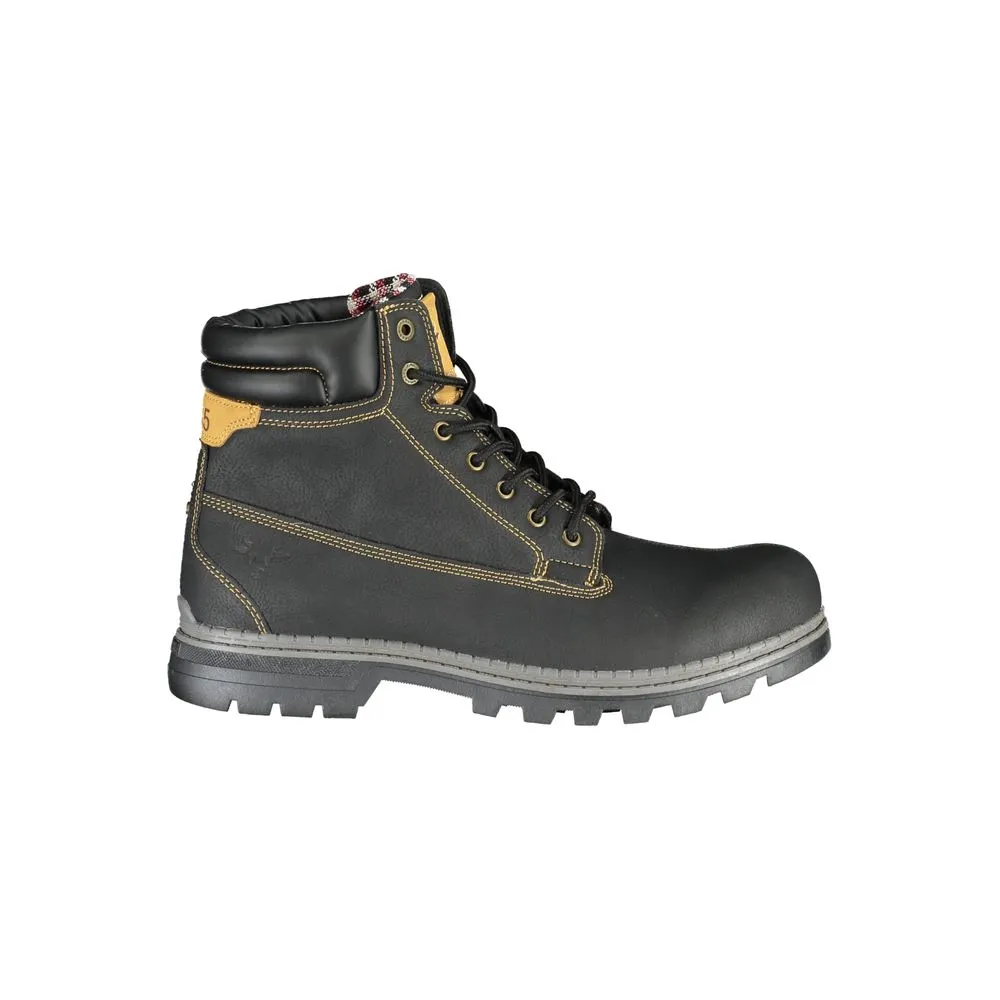 Carrera Men's Sleek Lace-Up Boots with Contrast Accents