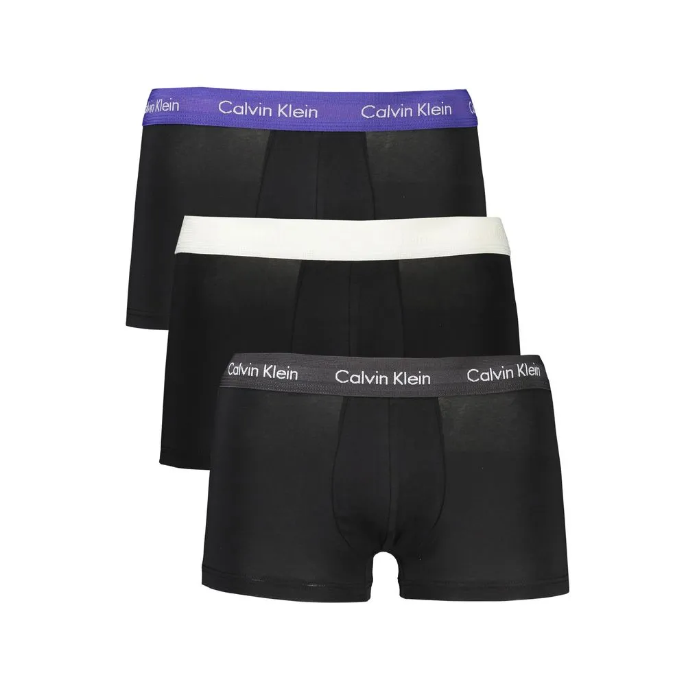 Calvin Klein Men's Sleek Tri-Pack Elastic Waist Boxers