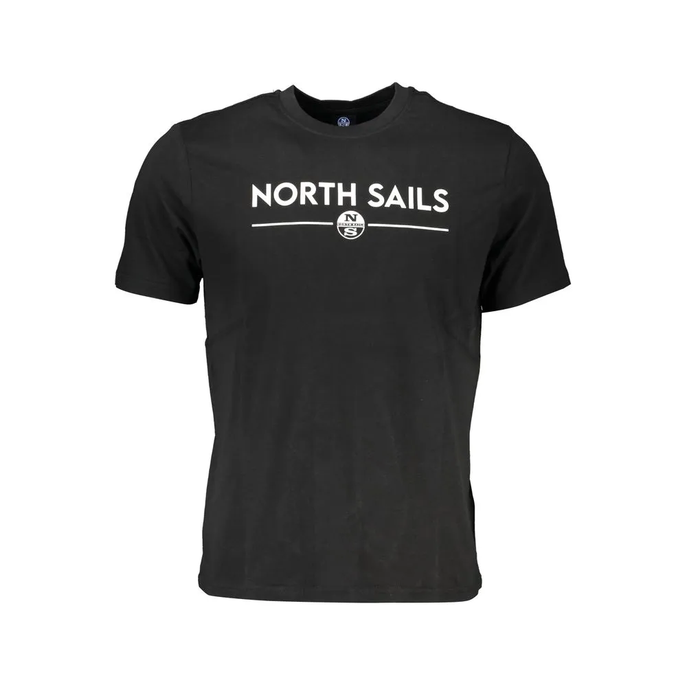 North Sails Men's Black Cotton T-Shirt