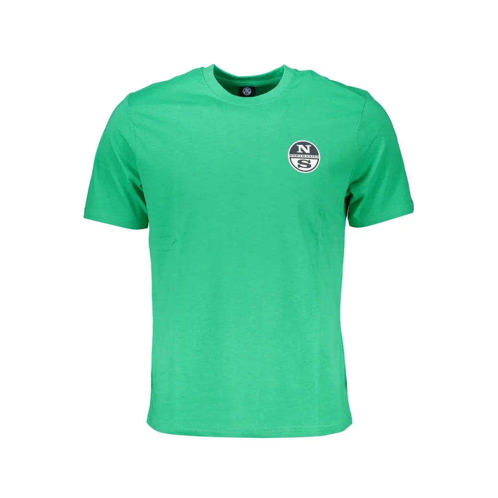 North Sails Men's Green Cotton T-Shirt