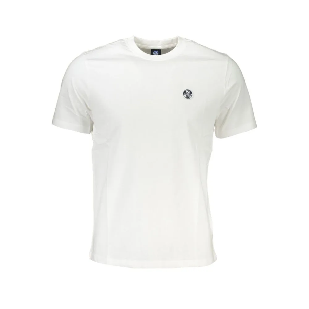 North Sails Men's White Cotton T-Shirt