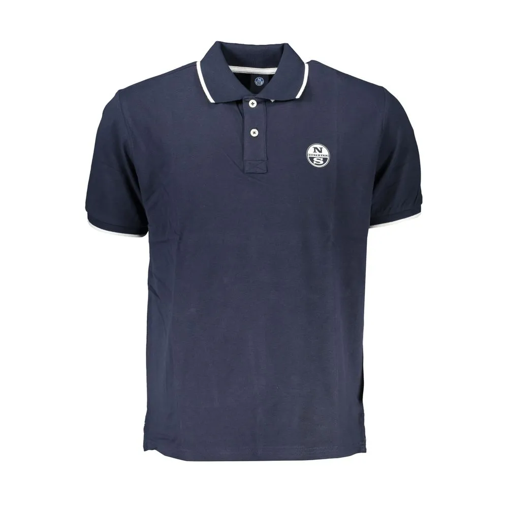 North Sails Men's Blue Cotton Polo Shirt