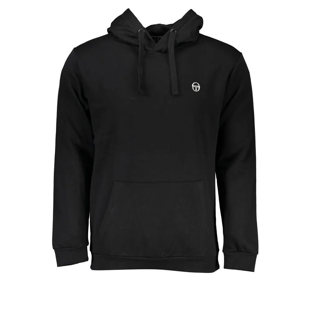 Sergio Tacchini Men's Black Cotton Sweater