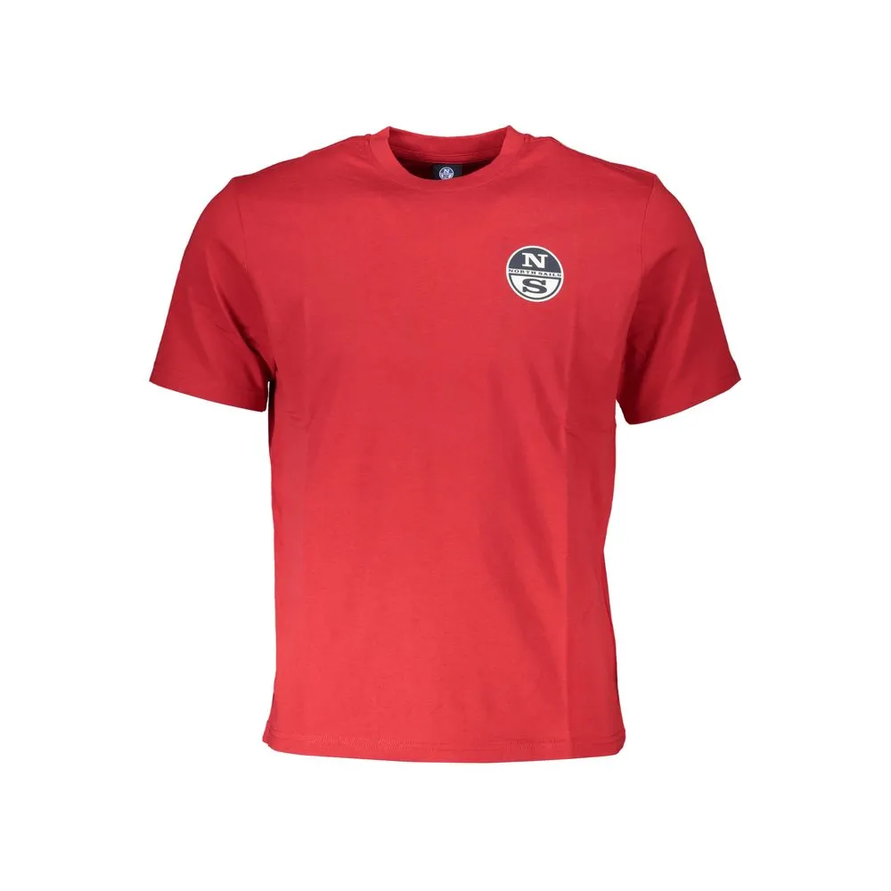 North Sails Men's Red Cotton T-Shirt