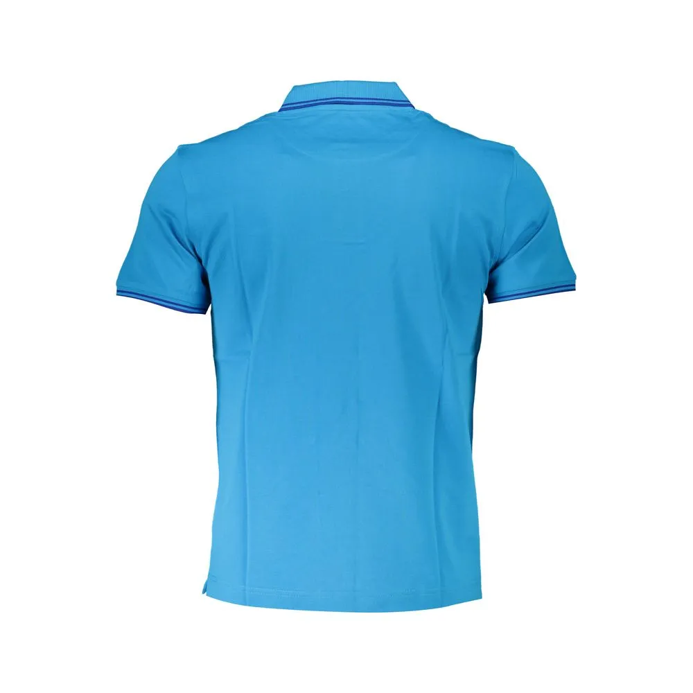 Harmont & Blaine Men's Chic Light Blue Cotton Polo