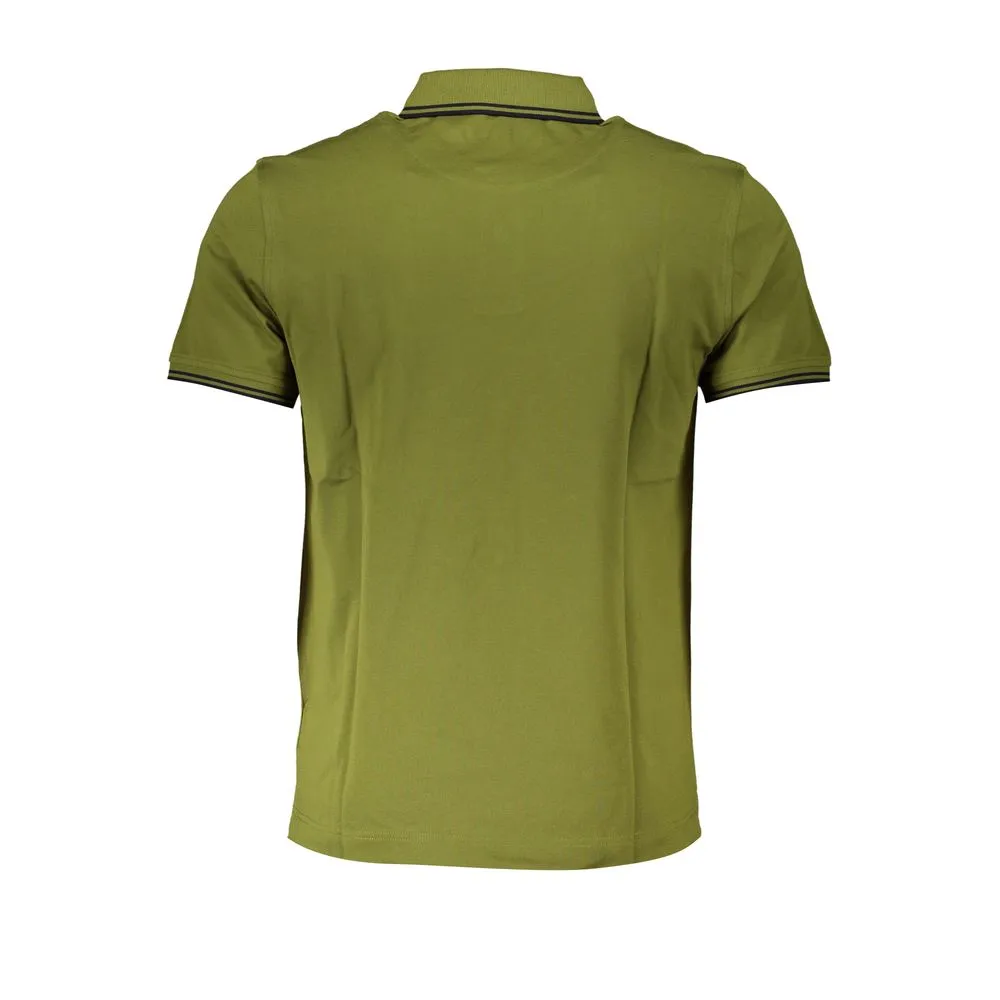 Harmont & Blaine Men's Sharp Green Contrast Polo Shirt