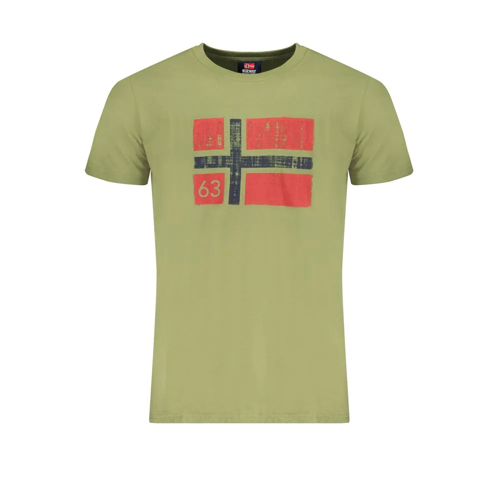 Norway 1963 Men's Green Cotton T-Shirt