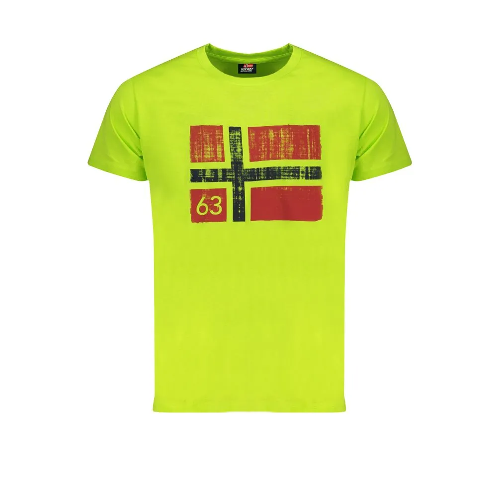 Norway 1963 Men's Green Cotton T-Shirt