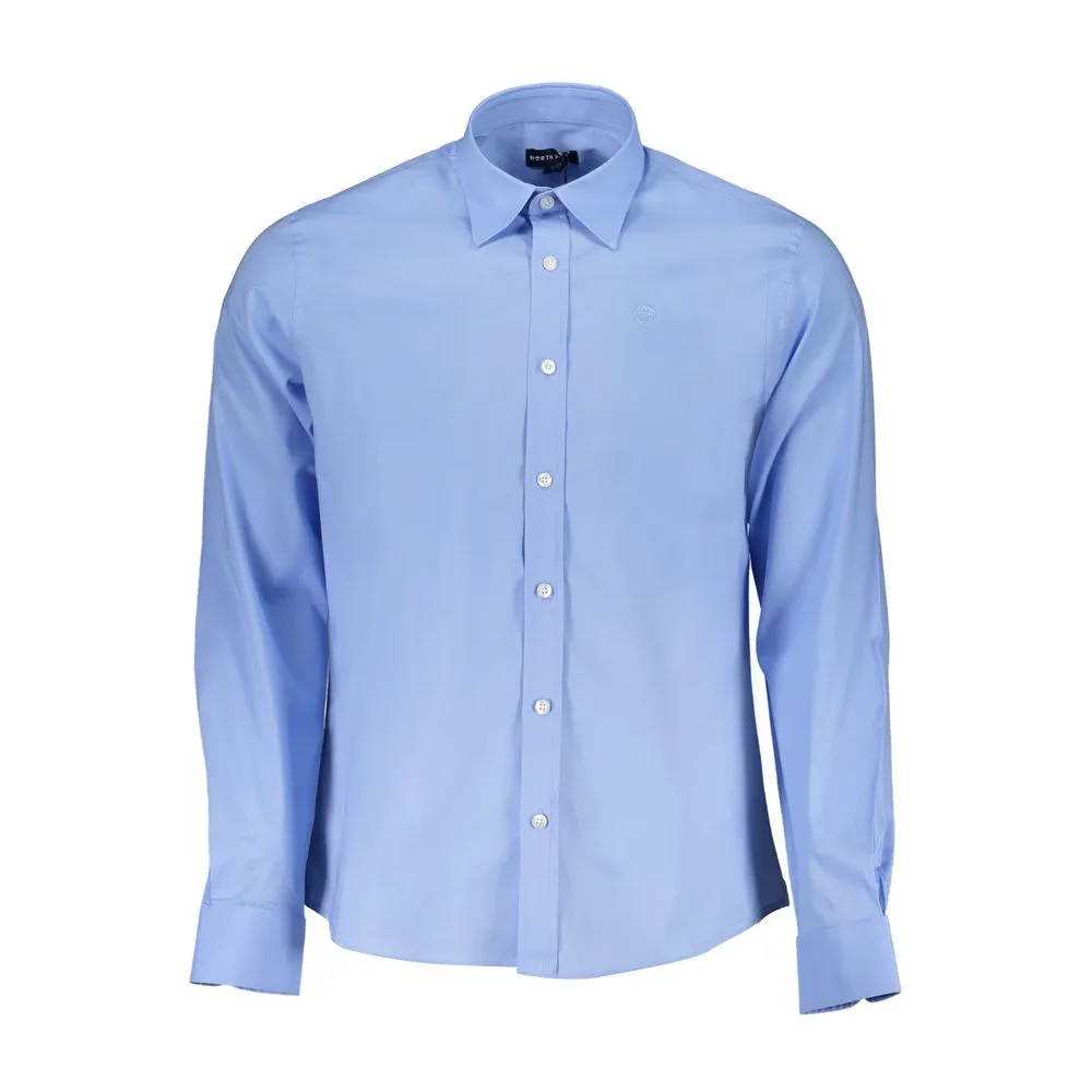 North Sails Men's Light Blue Cotton Shirt