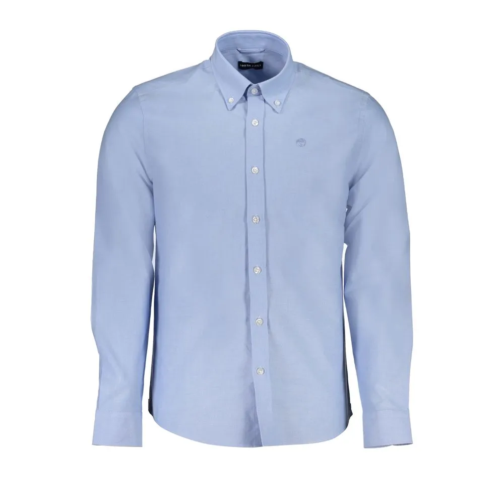 North Sails Men's Light Blue Cotton Shirt