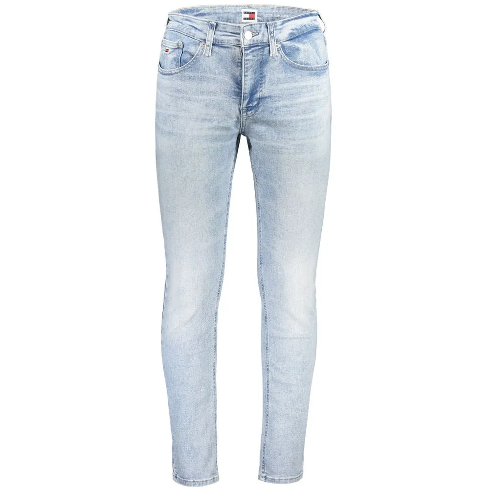 Tommy Hilfiger Men's Light Blue Cotton Jeans & Pant
