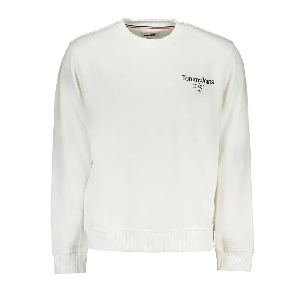 Tommy Hilfiger Men's White Cotton Sweater