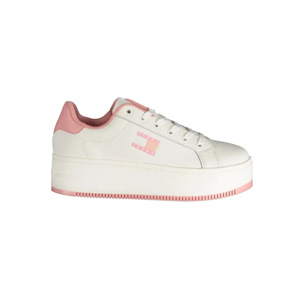 Tommy Hilfiger Women's Pink Polyester Sneaker