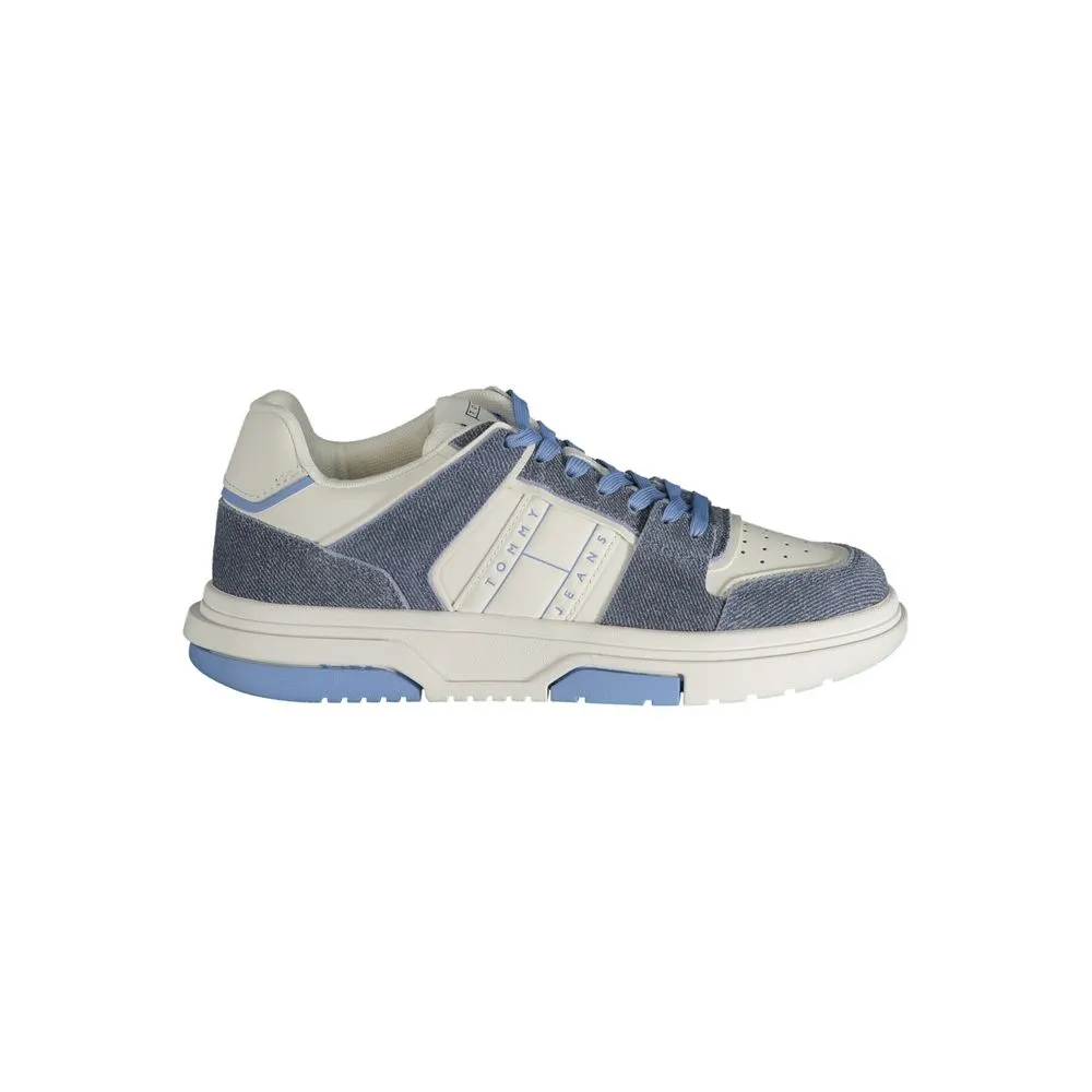 Tommy Hilfiger Women's Light Blue Polyester Sneaker