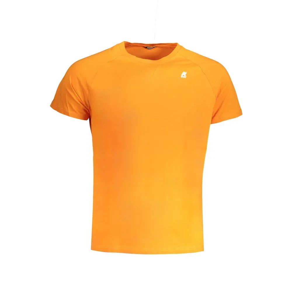K-WAY Men's Orange Cotton T-Shirt