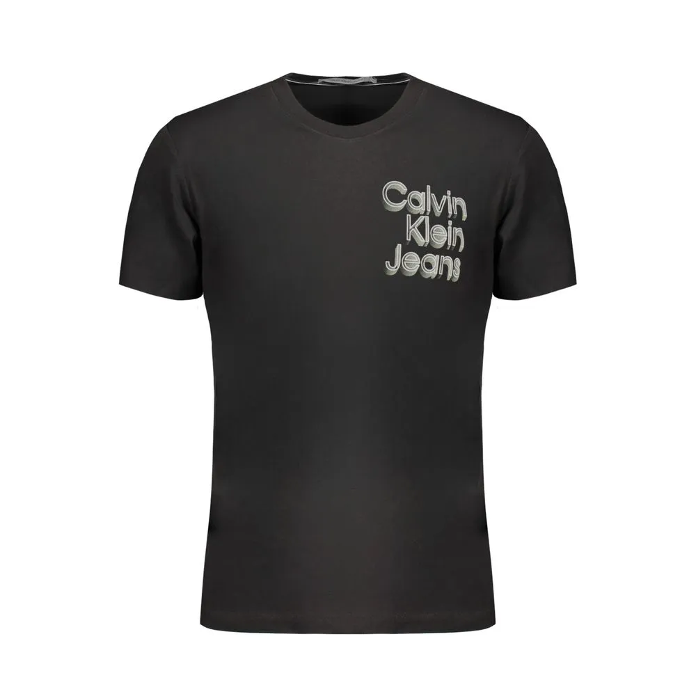 Calvin Klein Men's Black Cotton T-Shirt