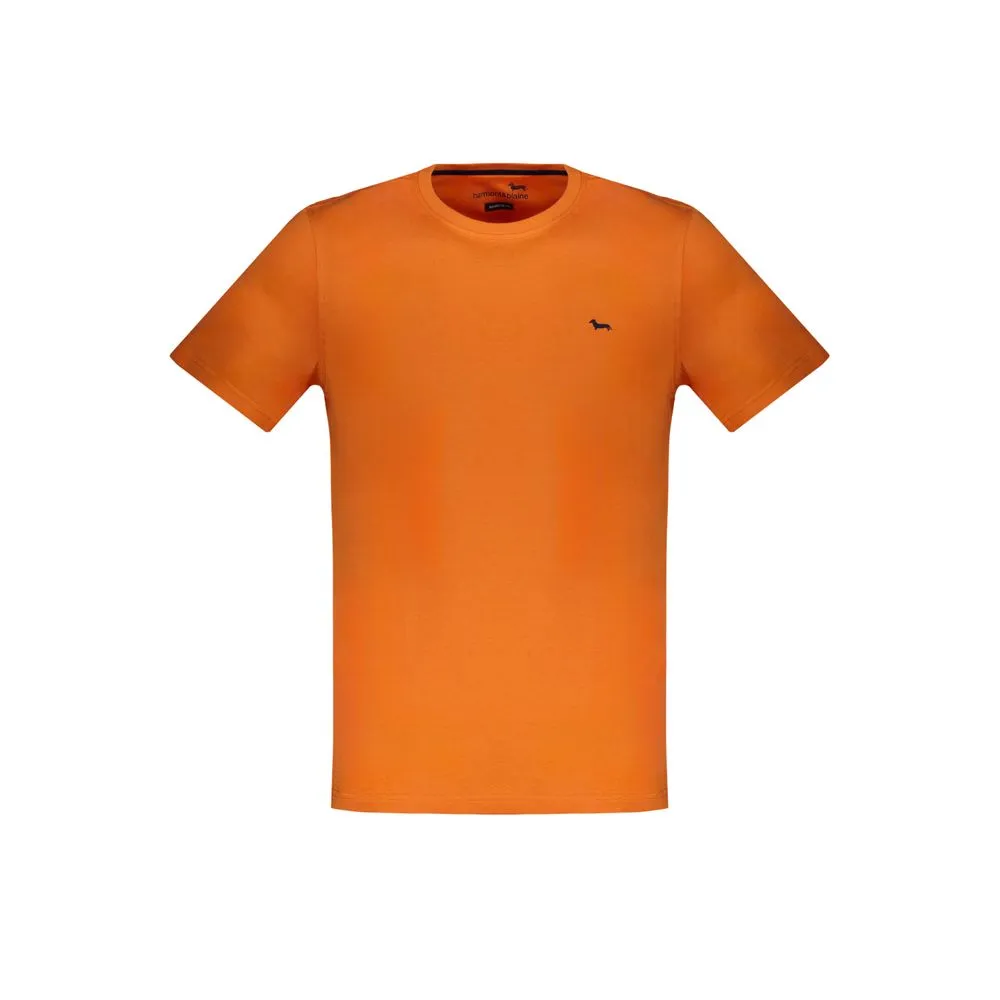 Harmont & Blaine Men's Orange Cotton T-Shirt
