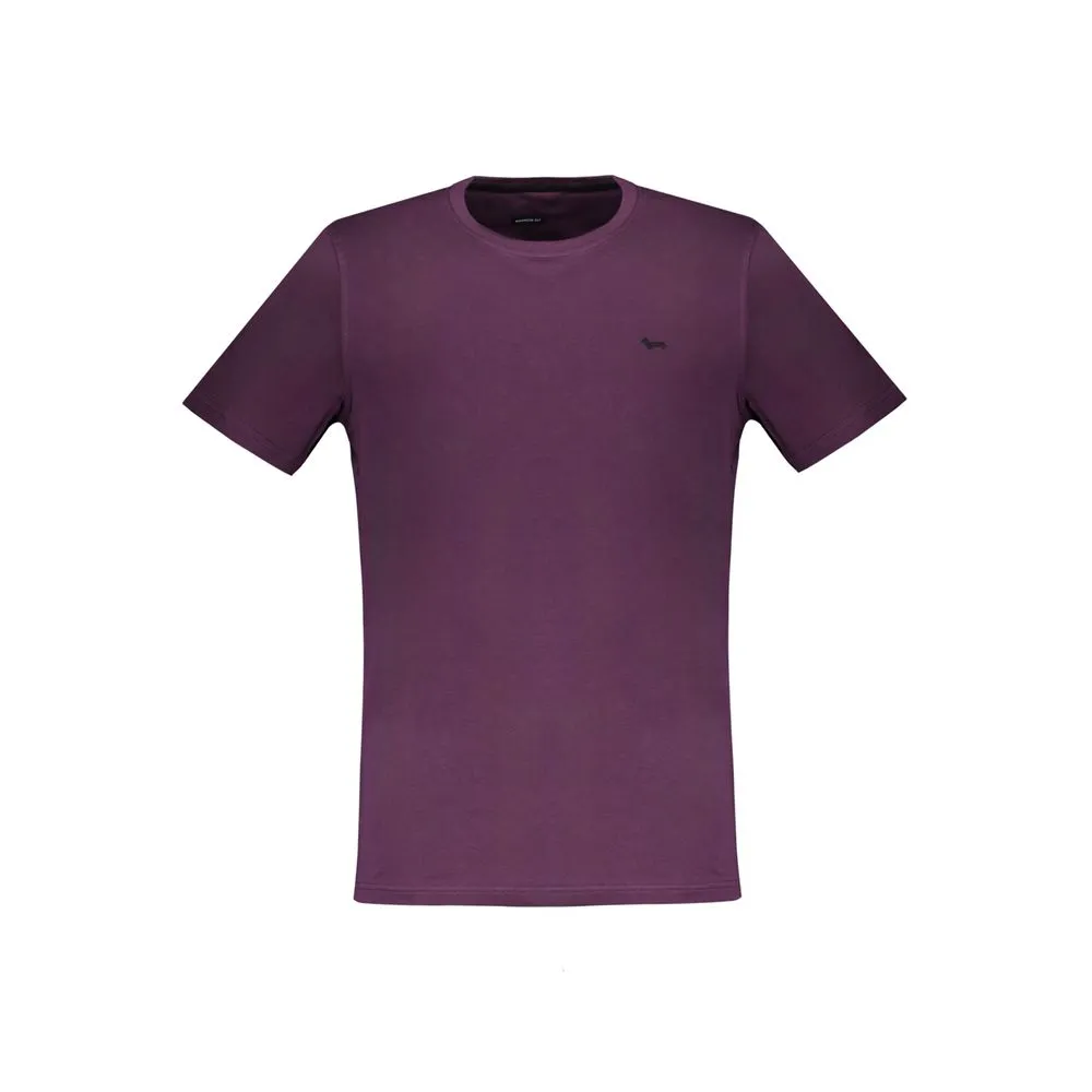 Harmont & Blaine Men's Purple Cotton T-Shirt