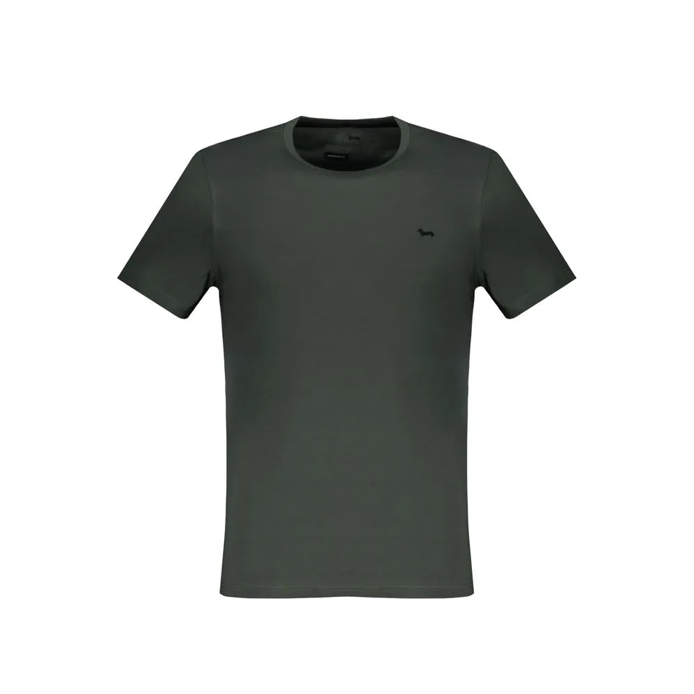 Harmont & Blaine Men's Green Cotton T-Shirt