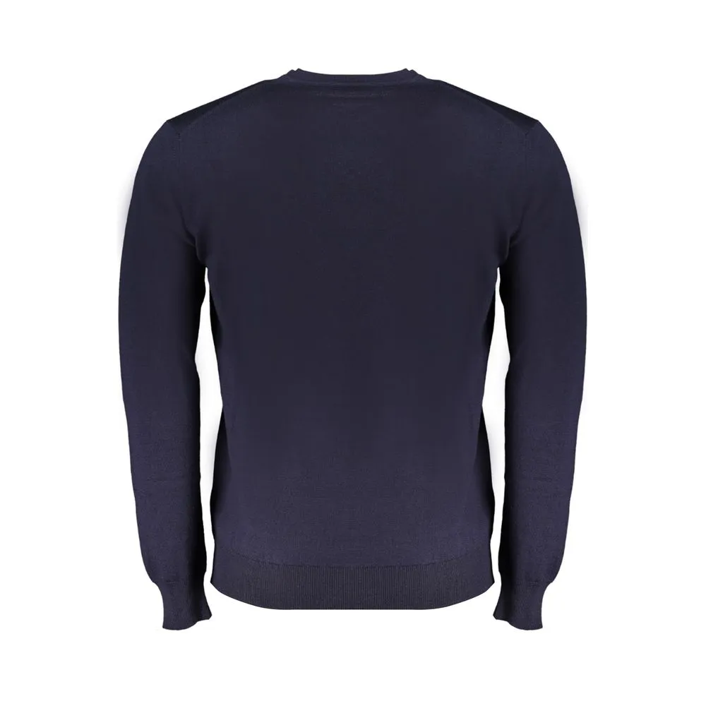 Harmont & Blaine Men's Blue Wool Sweater