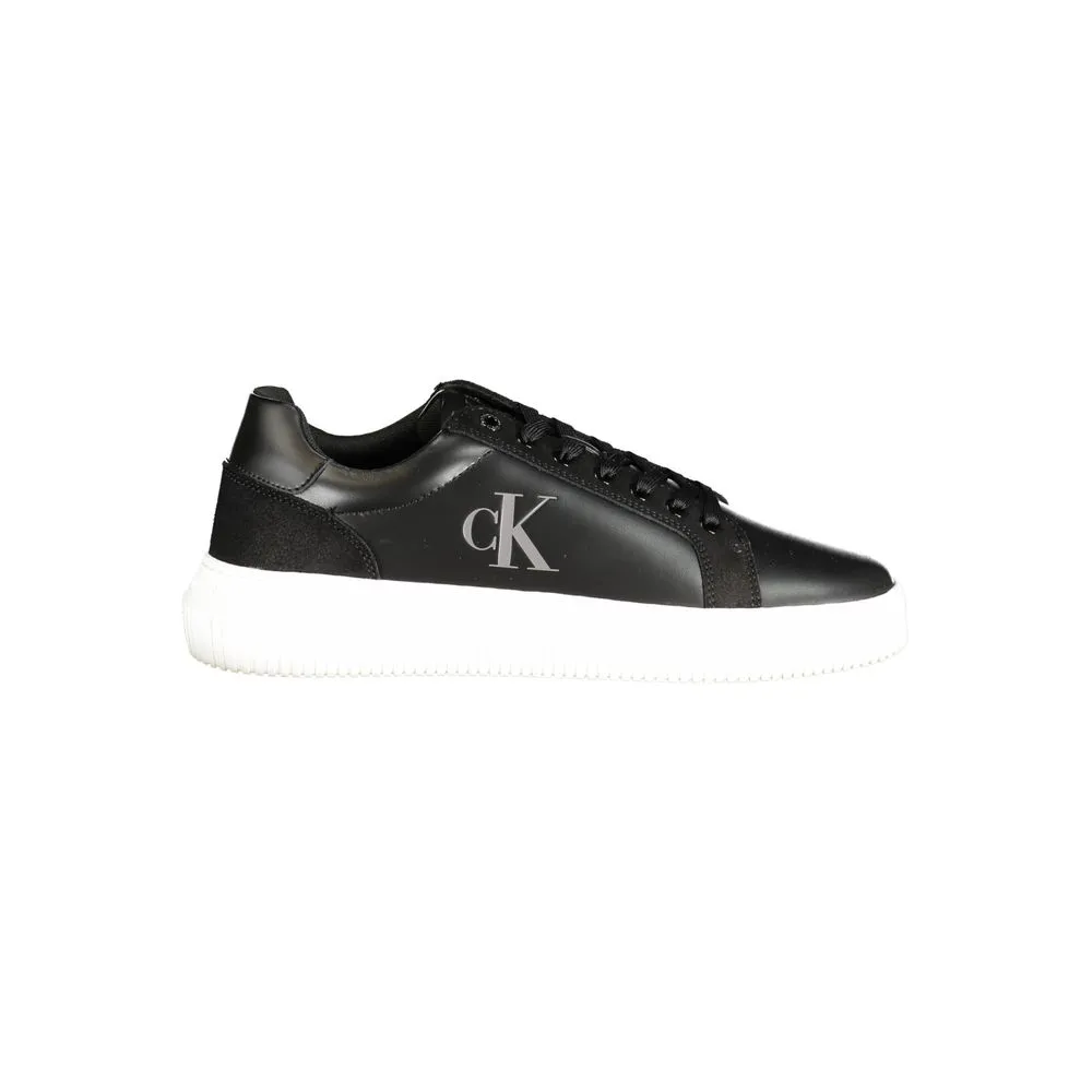 Calvin Klein Men's Black Polyester Sneaker