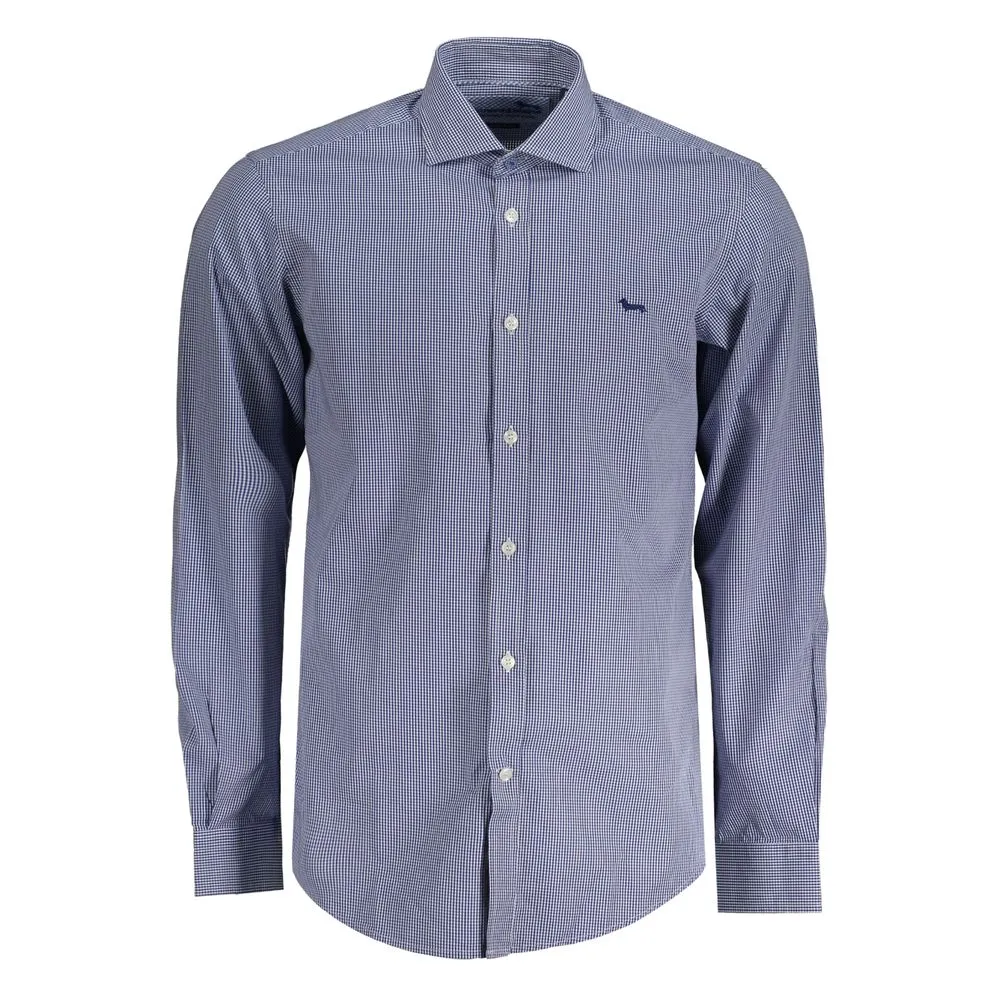 Harmont & Blaine Men's Blue Cotton Shirt