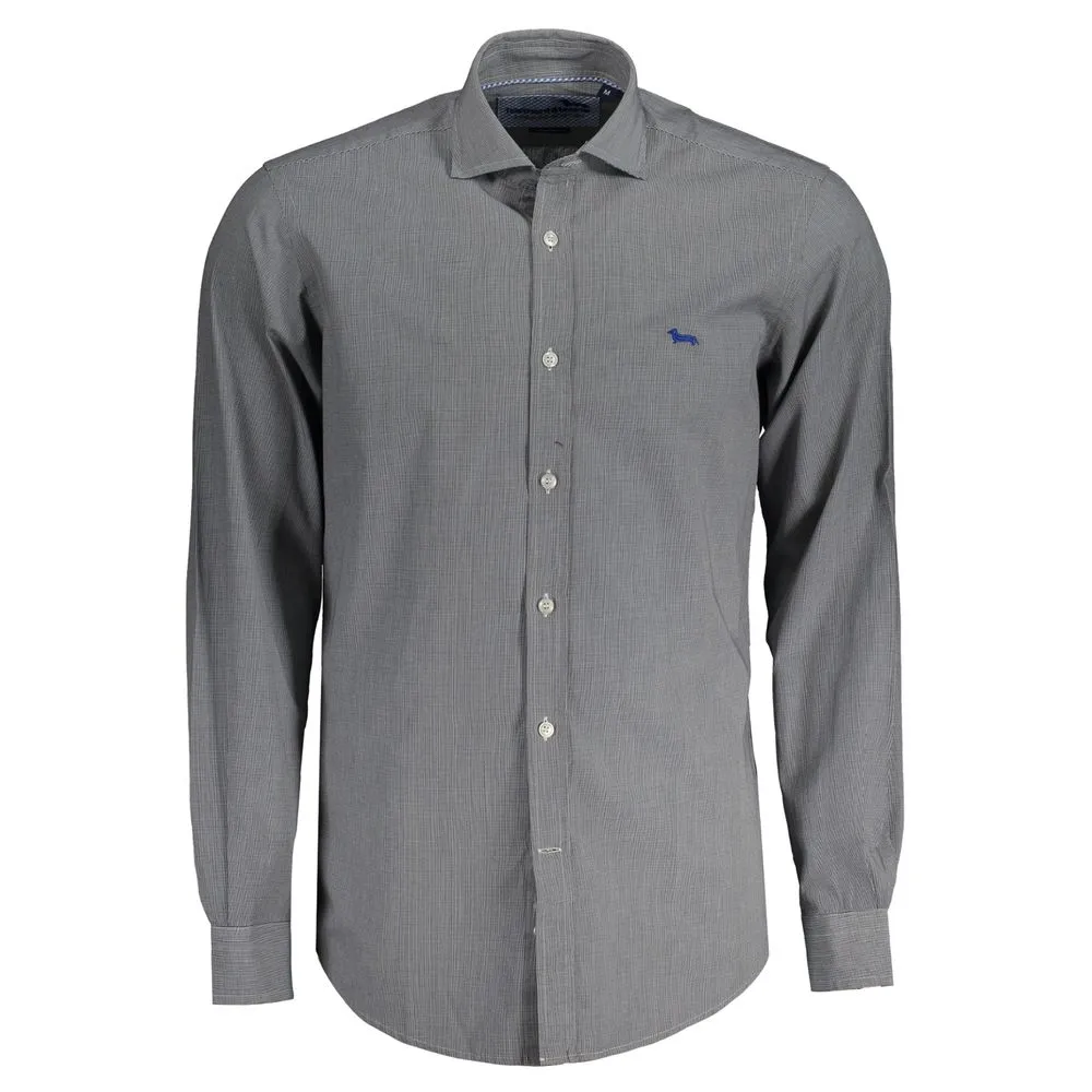 Harmont & Blaine Men's Blue Cotton Shirt