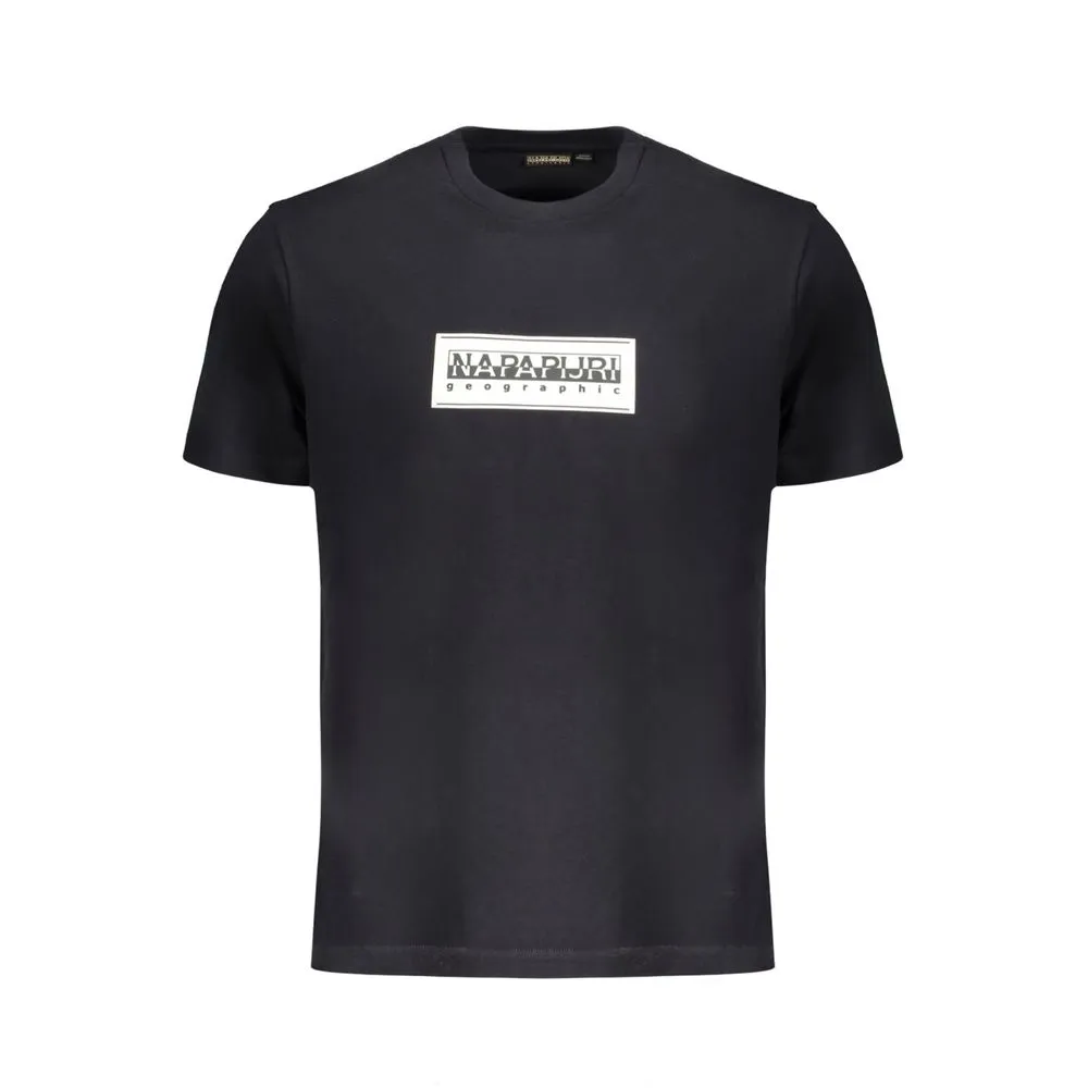 Napapijri Men's Black Cotton T-Shirt