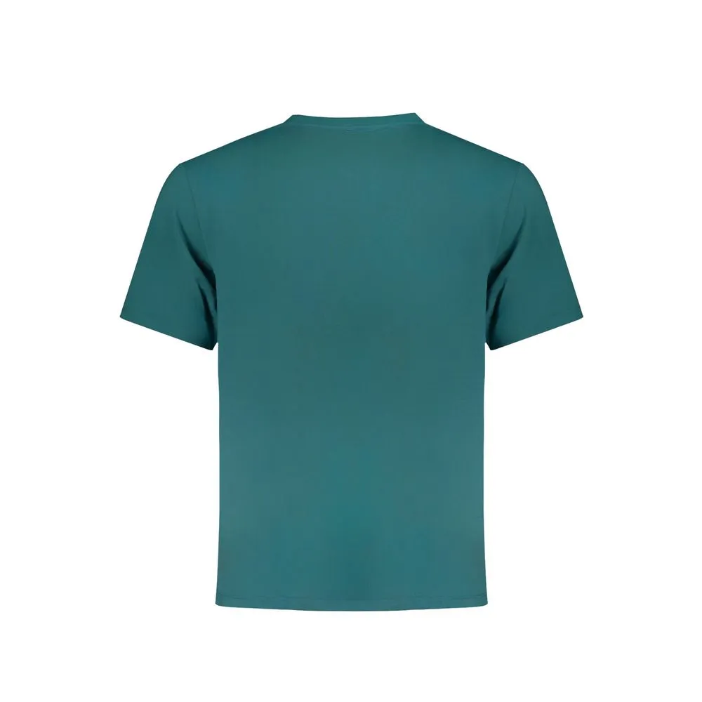 Wrangler Men's Green Cotton T-Shirt