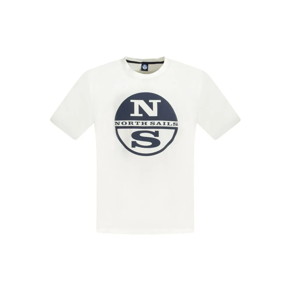 North Sails Men's White Cotton Mens TShirt