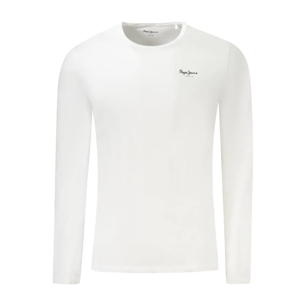 Pepe Jeans White Cotton Men T-Shirt