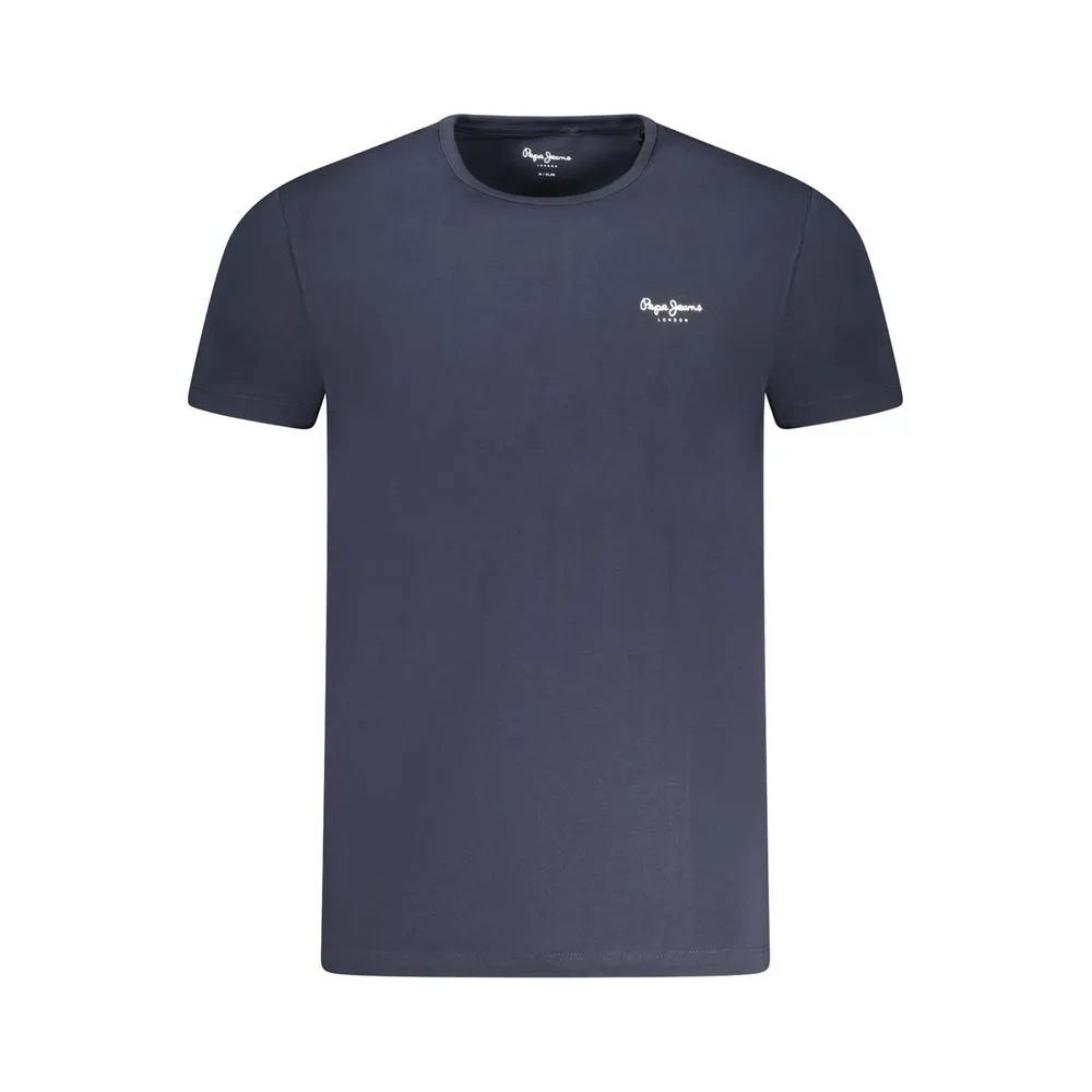Pepe Jeans Blue Cotton Men T-Shirt