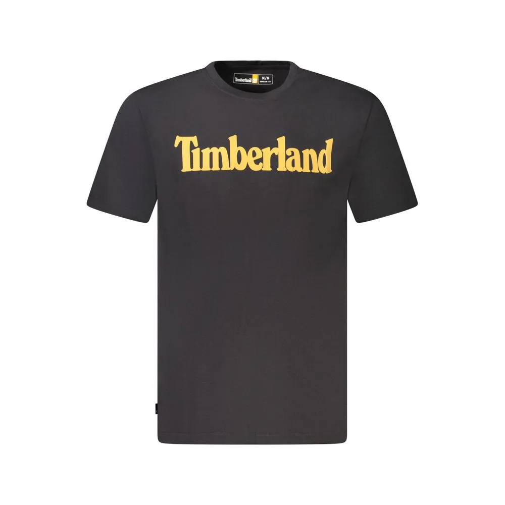 Timberland Men's Black Cotton T-Shirt