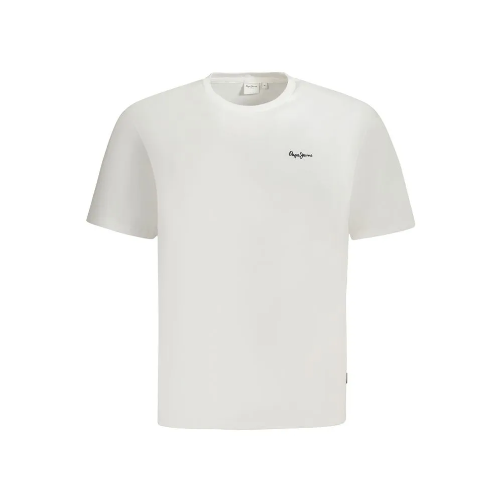 Pepe Jeans Men's White Cotton T-Shirt