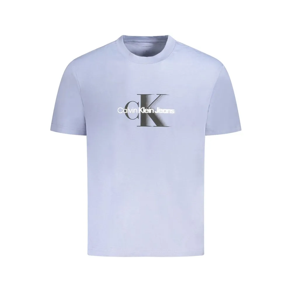 Calvin Klein Men's Blue Cotton T-Shirt