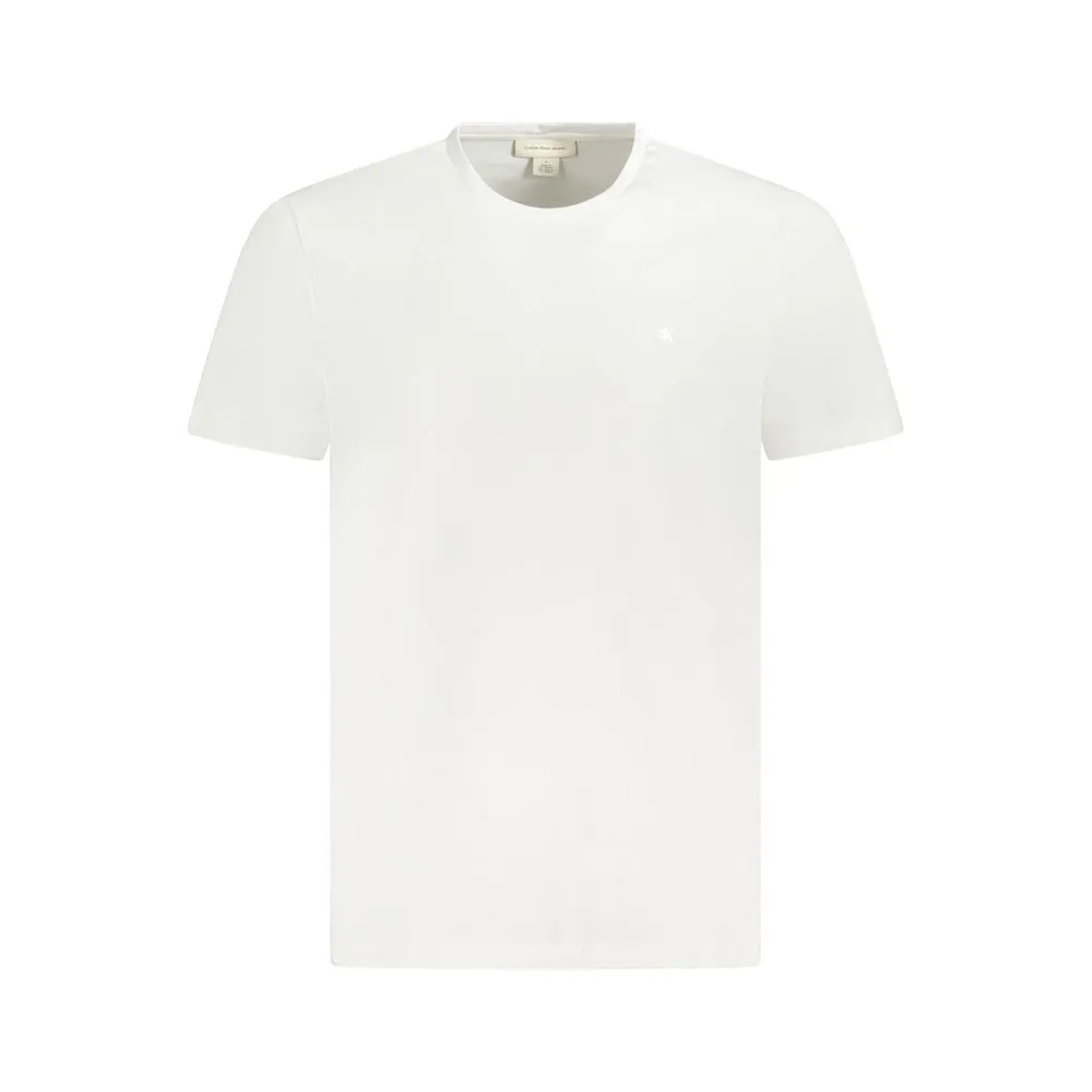 Calvin Klein Men's White Cotton T-Shirt