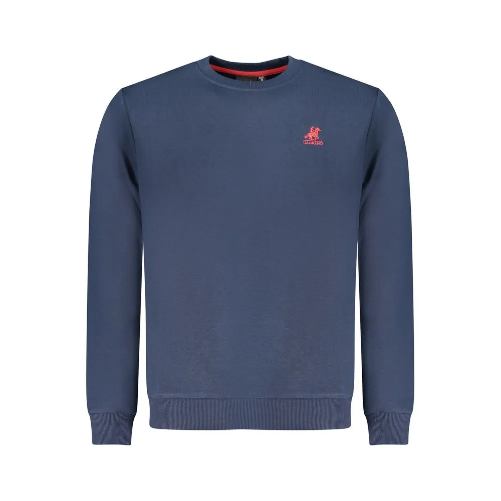 U.S. Grand Polo Men's Blue Cotton Sweater