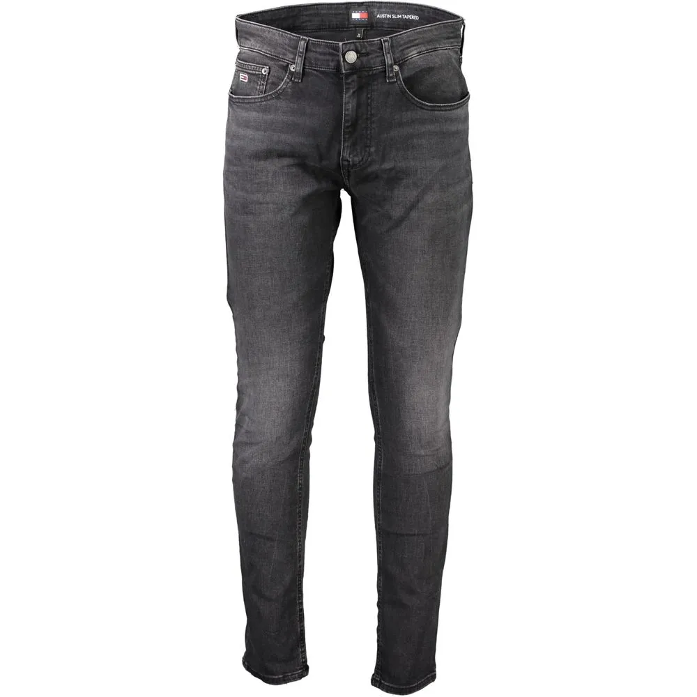 Tommy Hilfiger Men's Black Cotton Jeans & Pant