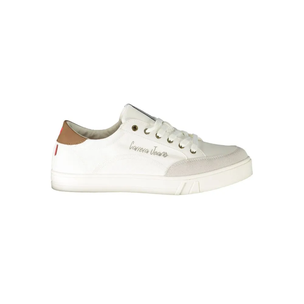 Carrera Men's White Polyester Sneaker