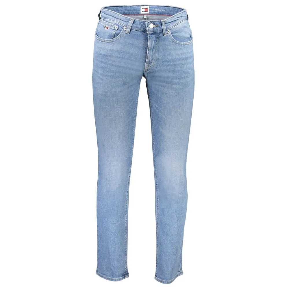 Tommy Hilfiger Men's Light Blue Cotton Jeans & Pant