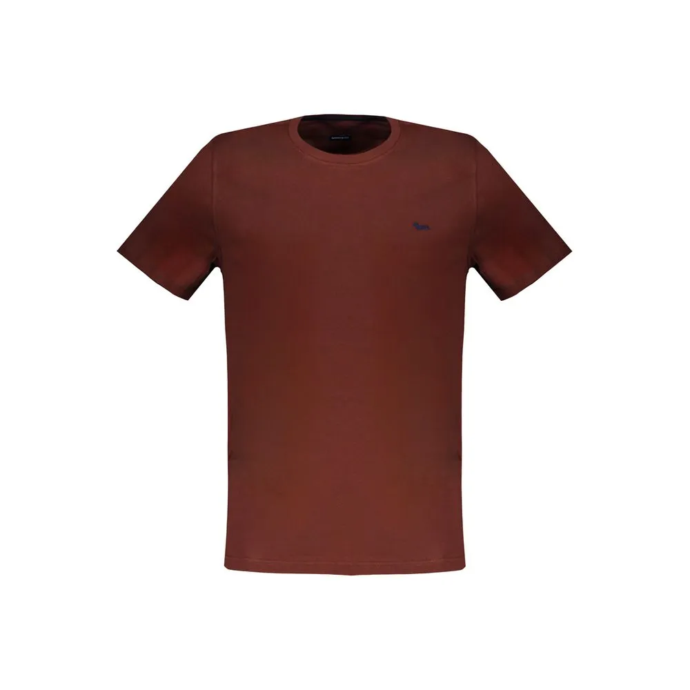 Harmont & Blaine Men's Brown Cotton T-Shirt