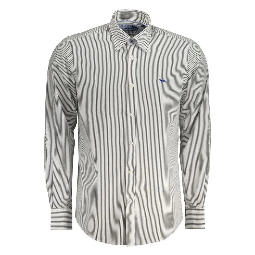 Harmont & Blaine Men's White Cotton Shirt