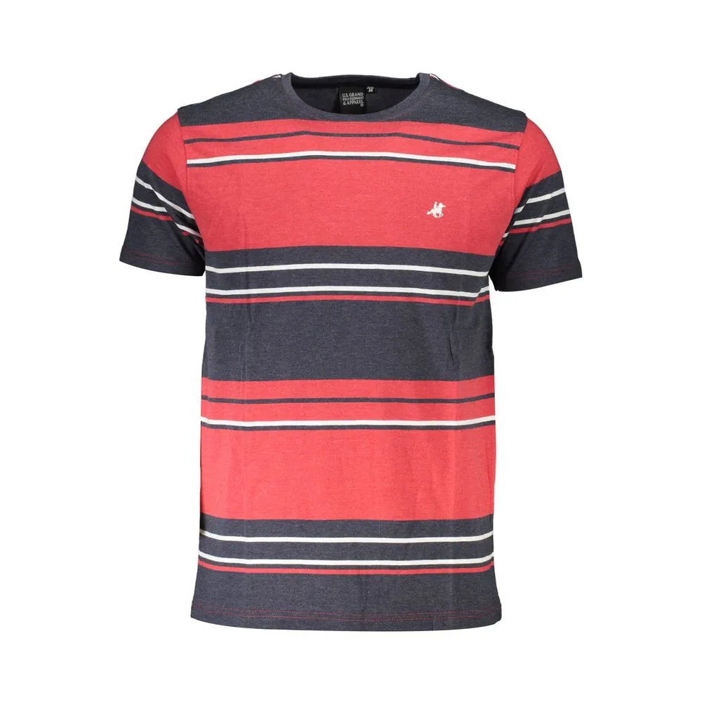 U.S. Grand Polo Men's Red Cotton T-Shirt