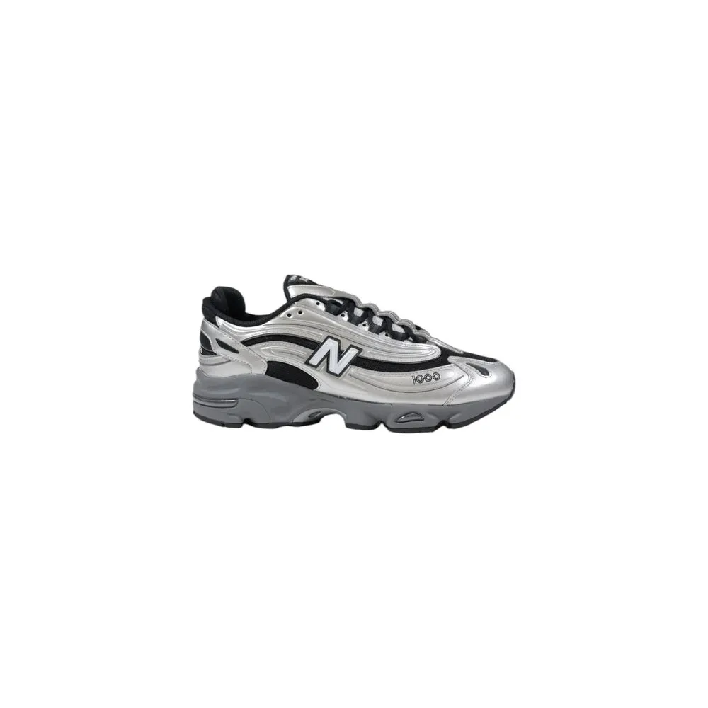 New Balance Men's Silver Synthetic Sneaker