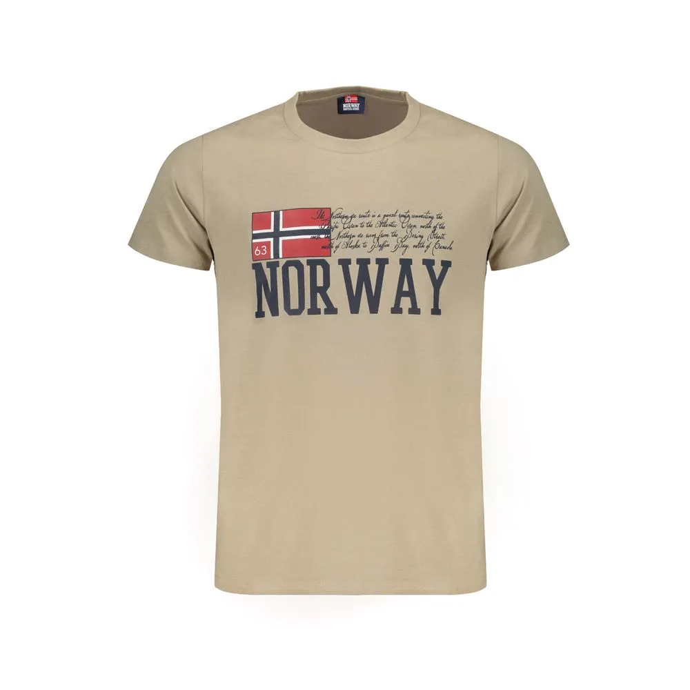 Norway 1963 Men's Beige Cotton T-Shirt