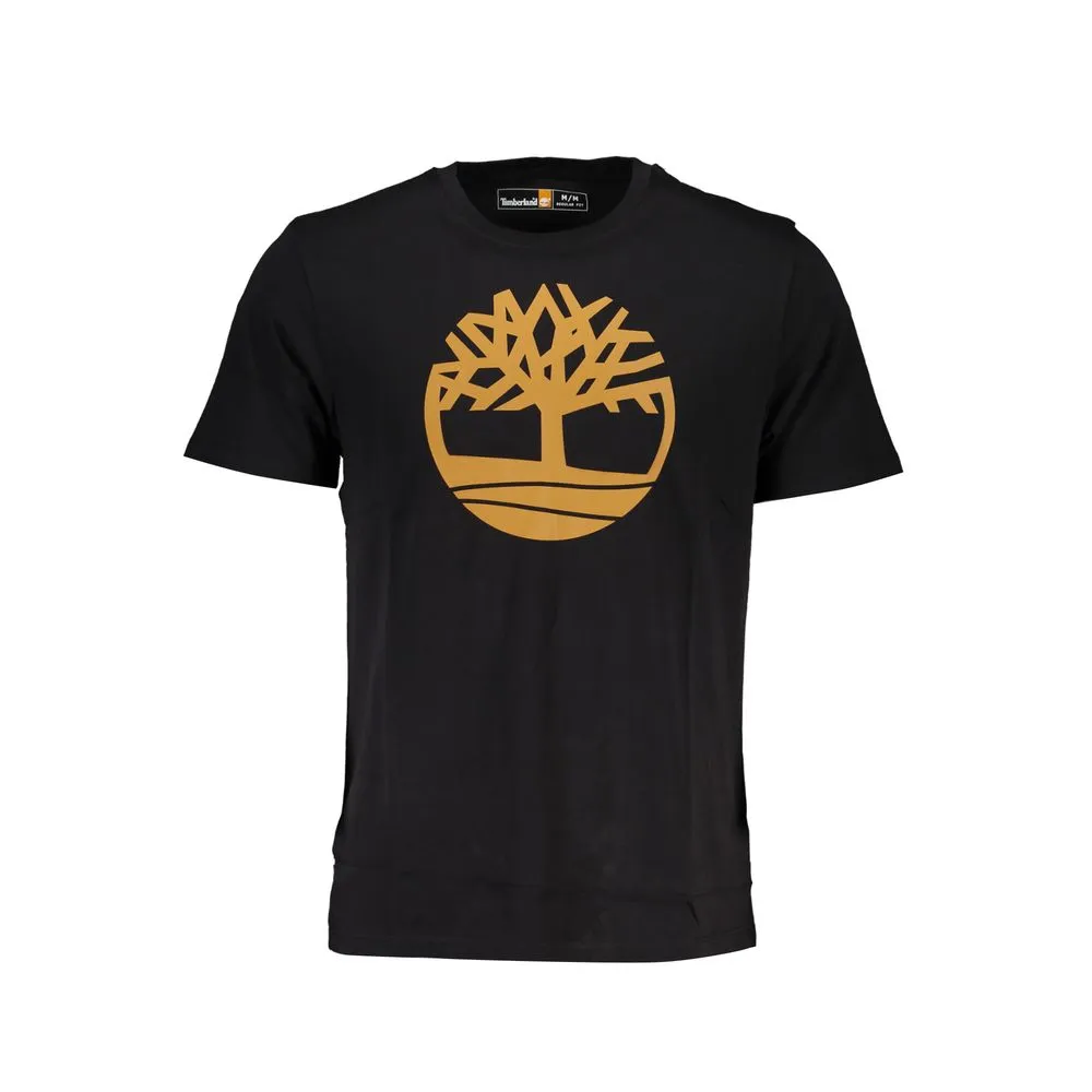 Timberland Men's Black Cotton T-Shirt