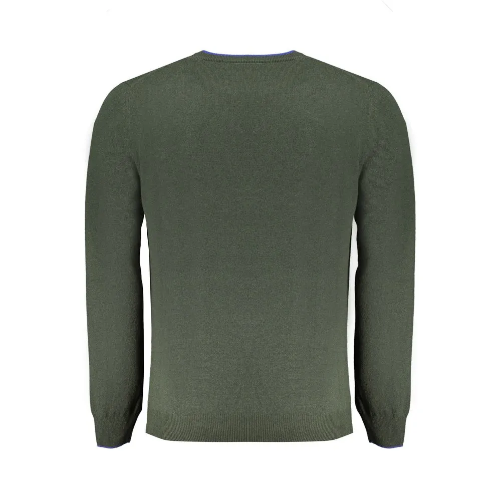 Harmont & Blaine Men's Green Cashmere Sweater